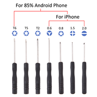 Otwieranie podważ zestaw narzędzi do naprawy telefonu komórkowego zestaw wkrętaków do iphone'a Samsung HuaWei Xiaomi Redmi MeiZu Android Smartphone 6